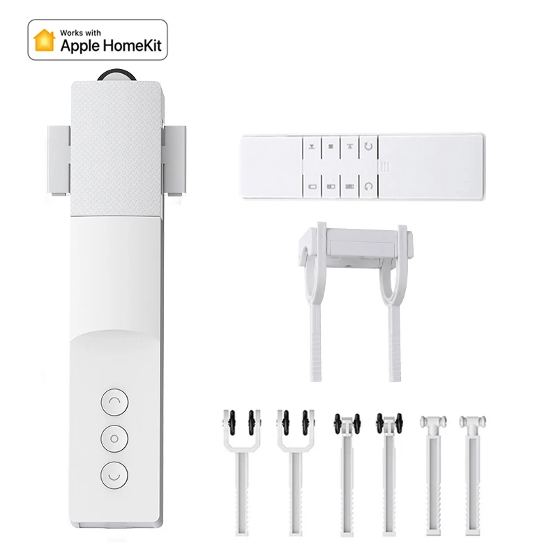 Zemismart Homekit Smart Curtain Robot Tuya Zigbee SmartLife Google Home Alexa Voice Control Electric Curtain Dual Open Robot smart gateway zigbee 3 0 intelligent home zigbee central hub smart life app control voice control compatible with ios homekit