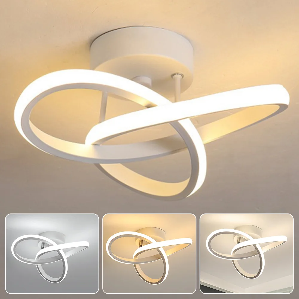 Led Ceiling Light Ceiling Light Modern LED Aisle Ceiling Lights Home Lighting Living Room Lamps Adjustable Three-color For Porch Balcony Corridor