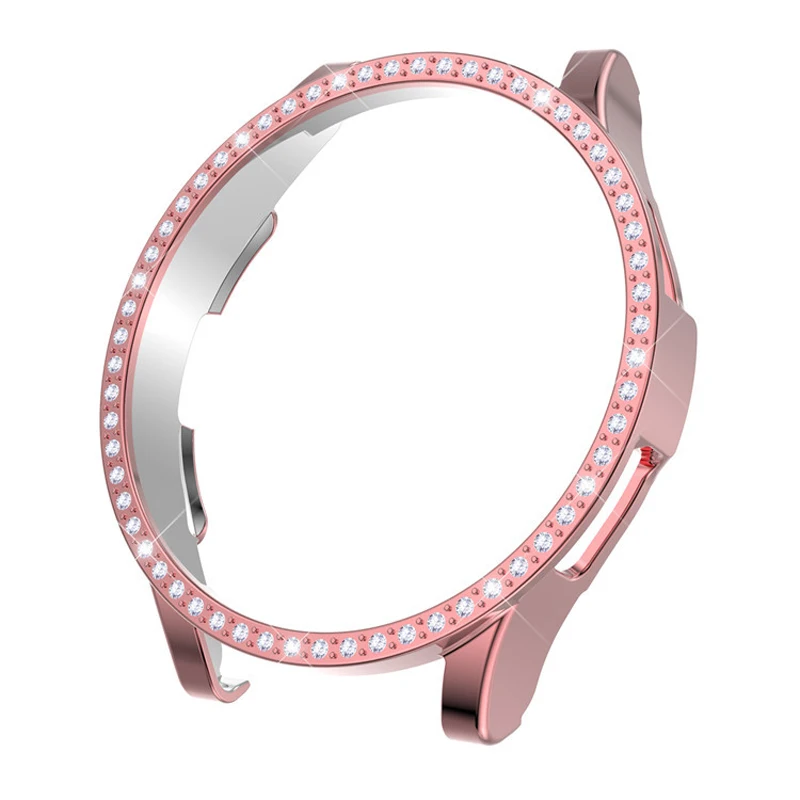 Diamond Case for Samsung Galaxy Watch 5/5 pro/4 44mm 40mm PC Cover All-Around Bumper Protector Galaxy watch4 classic 42mm 46mm_voghion.com