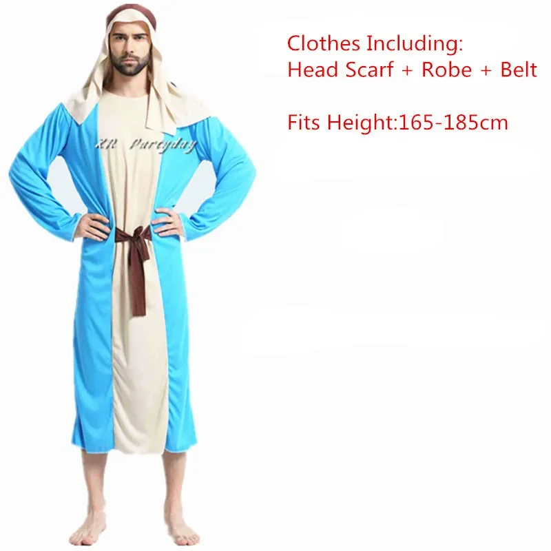 Men Arab Middle East Cosplay Robe Adult Clothes Carnival Role Play Fancy Dress Party Decoration halloween costume for Women