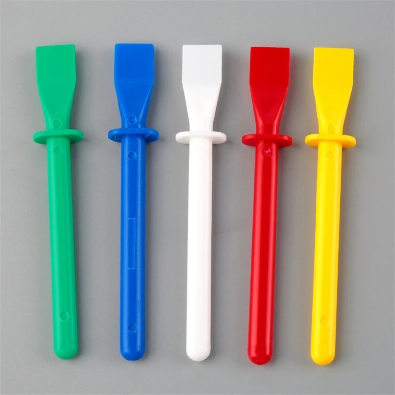 10pcs 가죽 접착제 스프레더 접착제 페인트 도구 스틱 얼룩 애플리케이터 초보자 스타터 수공예 공예 F1CC 만들기 용품