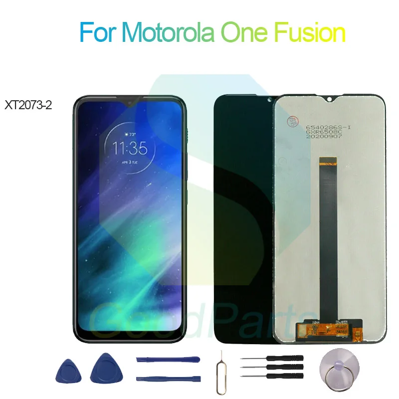 

For Motorola One Fusion LCD Display Screen 6.5" XT2073-2 Moto One Fusion Touch Digitizer Assembly Replacement