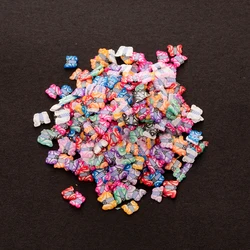 Vibrant Polymer Clay Fruit Slices for DIY Craft and Decoration (Butterfly)
