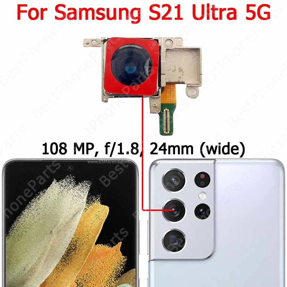 Premium Rear Camera Module Replacement with Backside Flex Cable