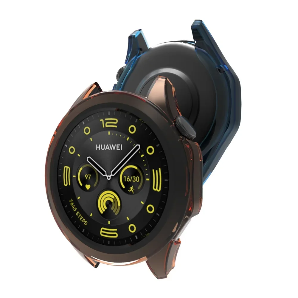 Transparent TPU Protective Case for Smartwatch - Bumper Shell Accessory