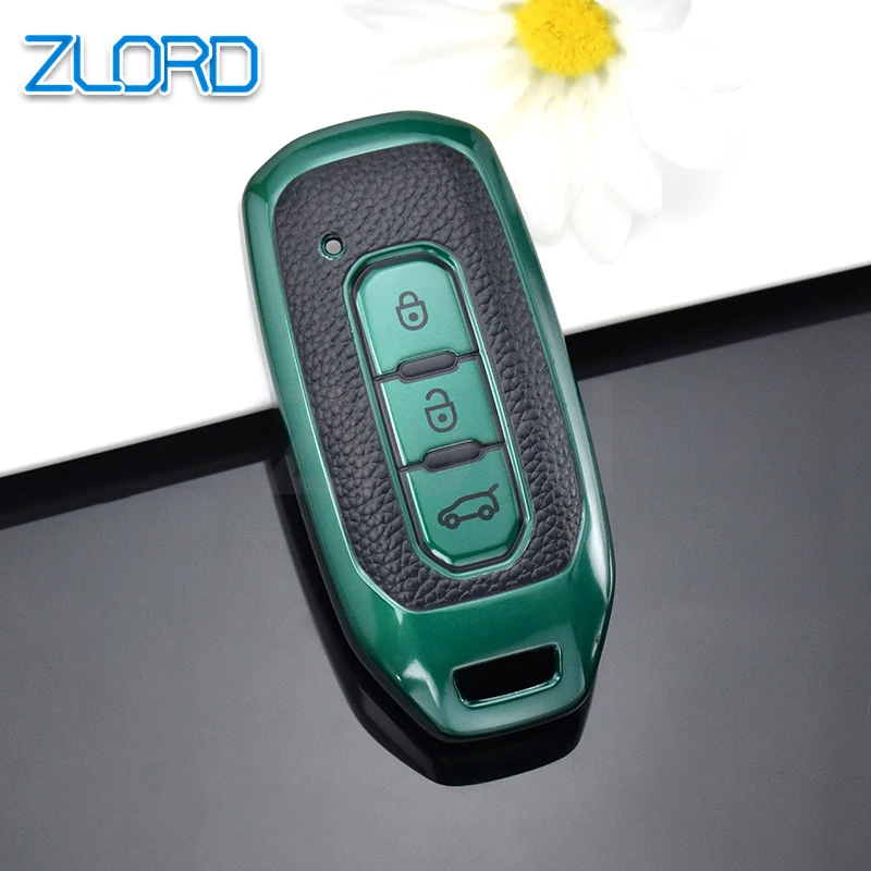 Custodia Per Chiave A Distanza Intelligente Custodia Per Custodia Per Ford Territory Ev Leather Tpu Car Holder Protector Accessori Auto