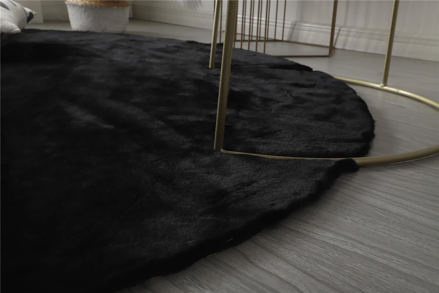 Super Soft Faux Rabbit Fur Rug Faux Rabbit Fur Rug Fluffy Sheepskin Area Rugs Carpets for Living Room Kids Room Nursery