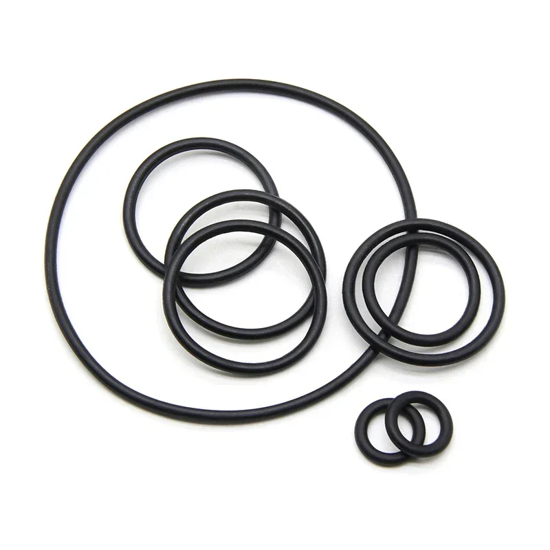 Rubber O Rings 50pcs NBR Thickness OD 3~80mm CS 1 2 3 4mm Nitrile Butadiene Oil Resistance