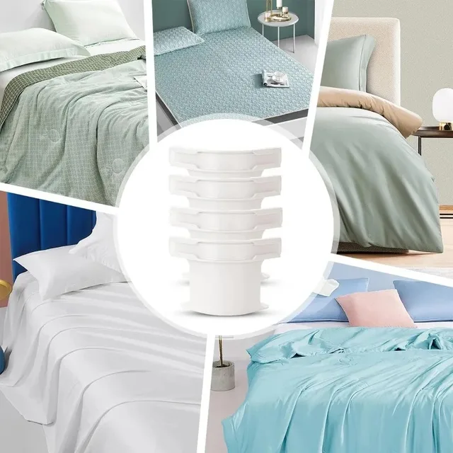 1/8PCS Invisible Sheet Holders Set Heavy Duty Bedsheet Cover Fixed Clips Non-Slip Quilt Sheets Corners Fastener Grippers Straps 5