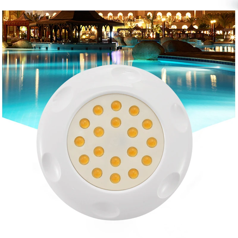 LED Outdoor IP68 Underwater 7W 9W Mini Waterproof Swimming Pool Light DC 12V PC Material Slim Garden Party Aquarium Decoration 3w 5w 3 in 1 mini filter aquarium