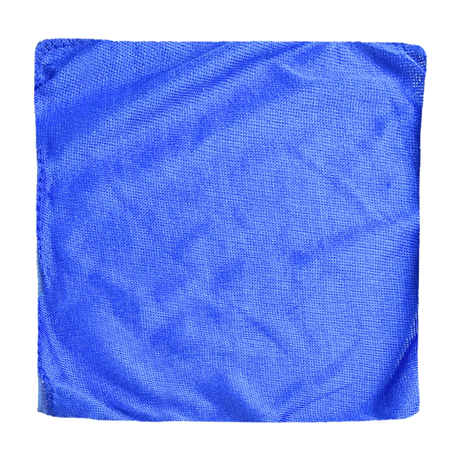 50pcs Microfiber Clean Cloth 30*30cm Water Absorbent Clean Cloth High Quality Blue Towels For Car Home Cleaning Tools Accessory