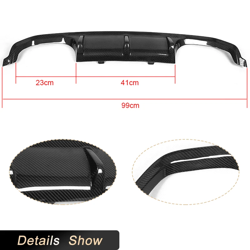 Carbon Fiber Rear Bumper Spoiler For BMW F80 M3 etc