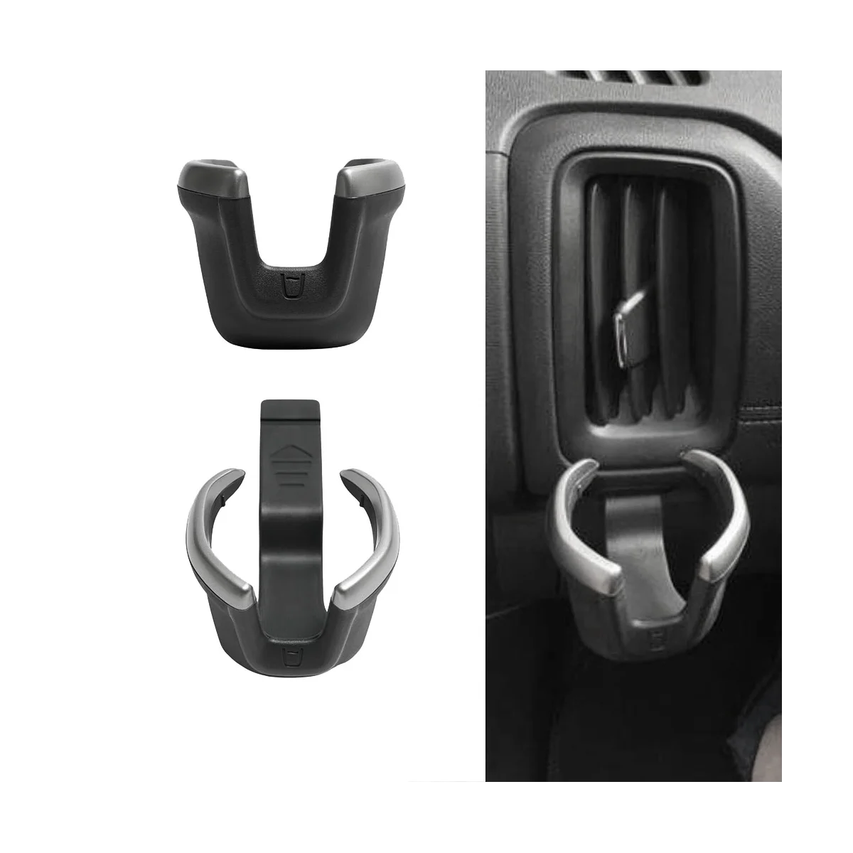 Car Dashboards Cup Holder Trim 52124622 for Chevrolet RG Colorado S10 Z71 LTZ LS LT 2017-2022 Under Air Vent Can Holder 4