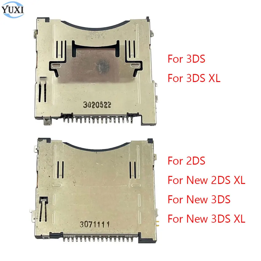 

YuXi Original Replacement For 3DS 3DSXL Game Cartridge Slot Card Socket Reader For New 2DS 3DS XL LL