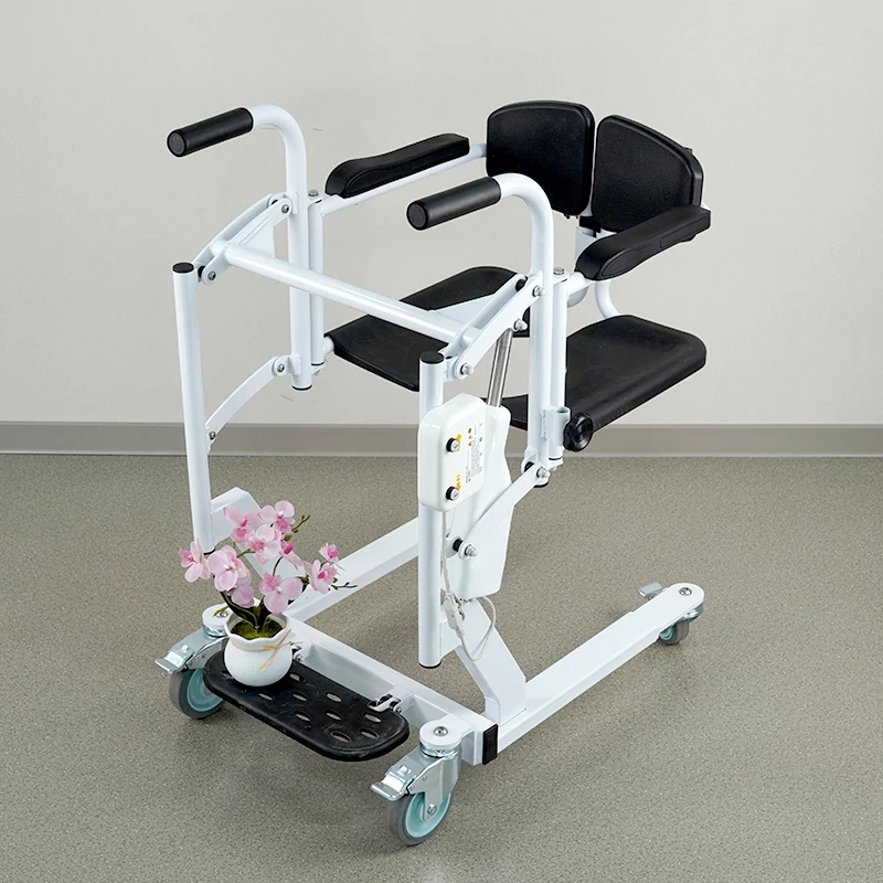 Steel Electric Wheelchair For Elderly And Bedridden Transfer Machine For Disabled Person Rehabilitation Equipment