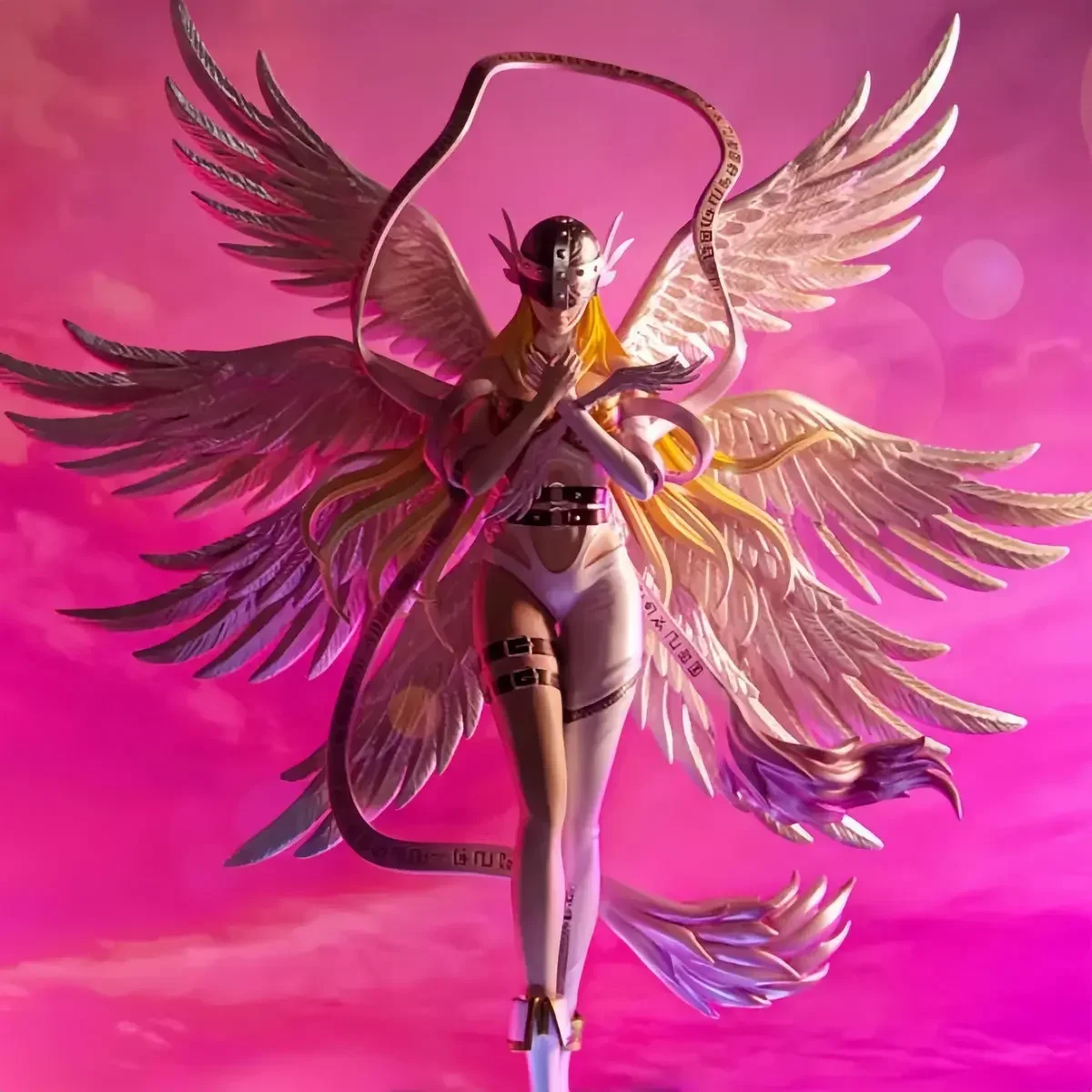 

Tyrannosaurus Studio Digimon Digital Monster Angewomon Resin Figure Model Children'S Toys Collection Anime Figure Birthday Gifts