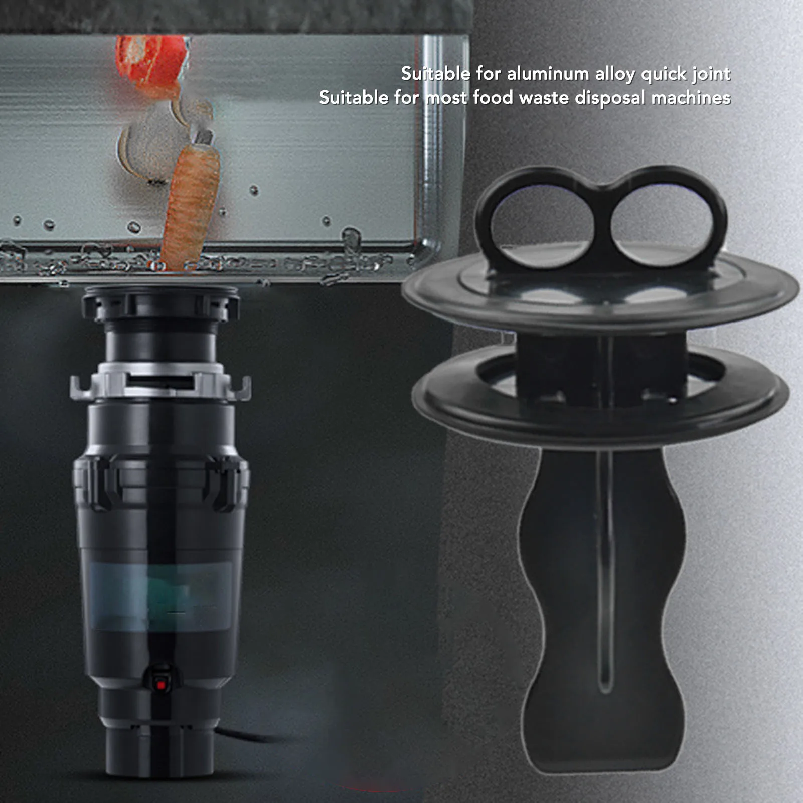 Garbage Disposal Plug Stopper Double for Kitchen for Food Waste Disposer Accessories