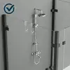 1pcs Bathroom Shower Door Hook Over Glass Door Shower Towel Rack Transparent Acrylic Drilling Free Towel Holder Hanger 4