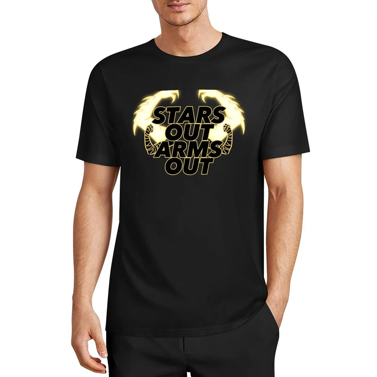 

Stars Out Arms Out T-Shirt blacks for a boy mens graphic t-shirts hip hop