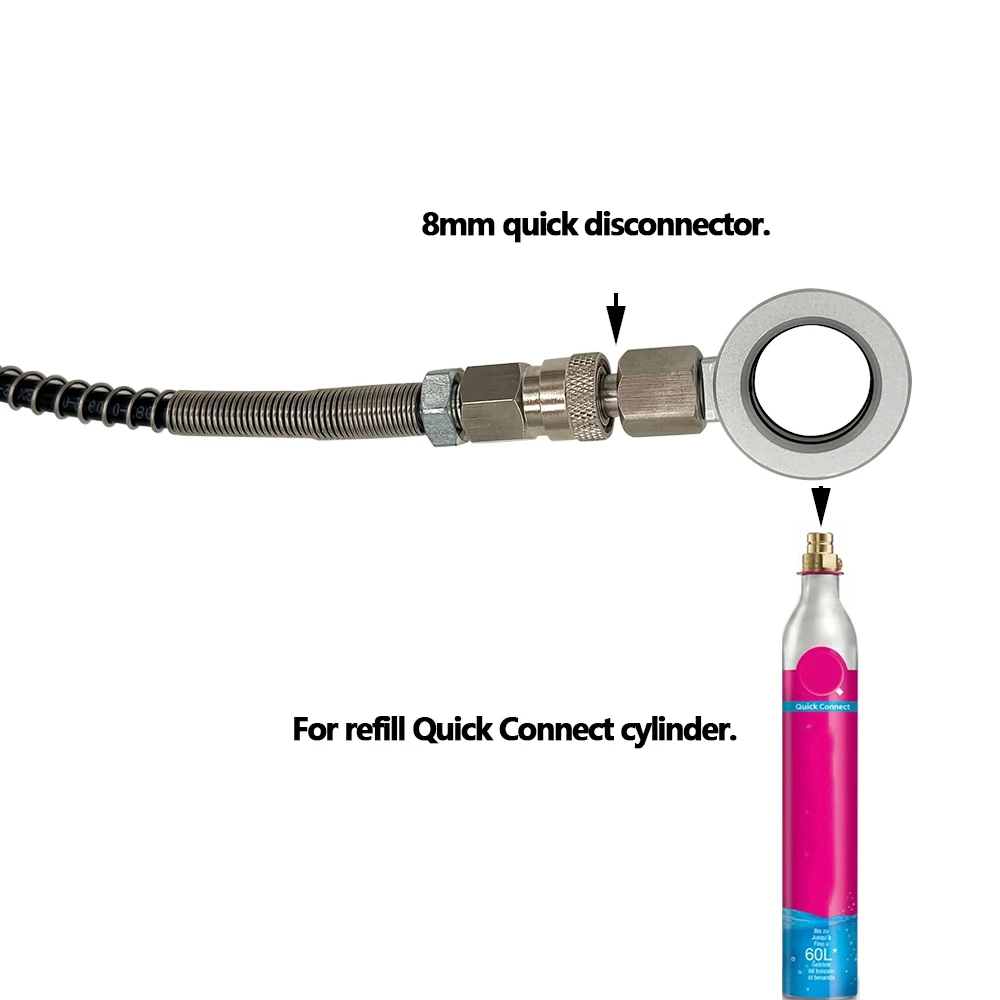 Adaptateur Recharge Airsoft – Pour Cartouches Sodastream, CO2, HPA – Neuf