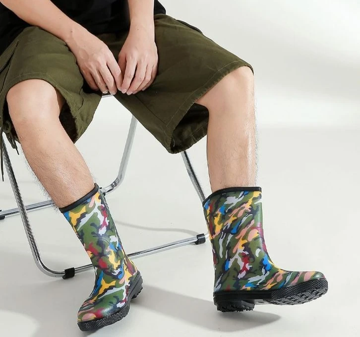 Waterproof Mid Height Men's Casual Boots For Work And Hiking_voghion.com