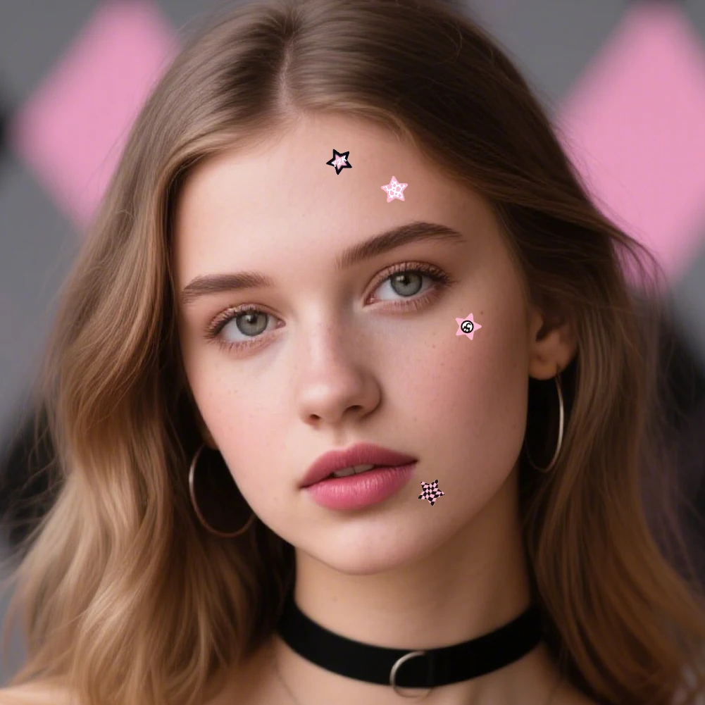 220pcs Stars Acne patch Acne removal Concealer Invisible Spots Covering patch Y2K Sweet & cool style Acne mark patch makeup tool