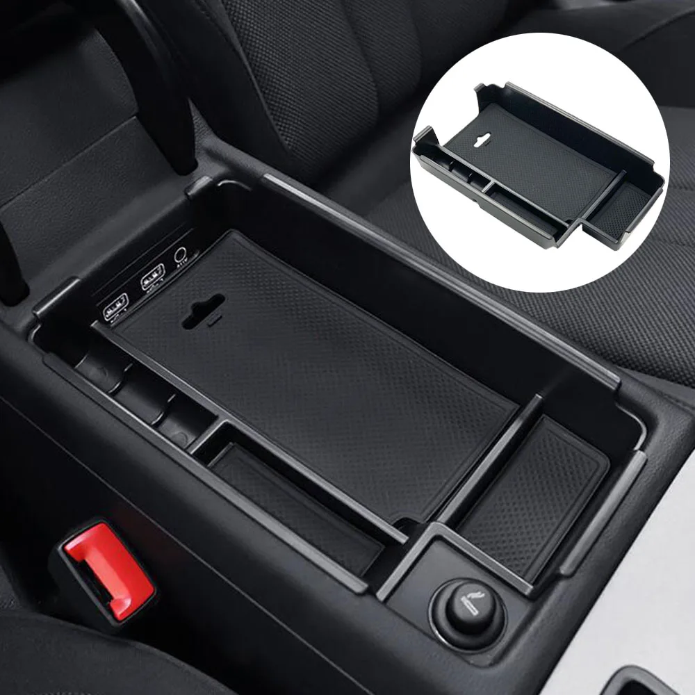 センターアームレストグローブボックス Compatible With Q3 For 8U 2012-2018 1 個車の中央アームレ  アームレストオーガナイザートレイ Compatible With For Q5 2009 2010 2011 2012 2013-2  車センターコンソールトレイ Compatible With For Tiguan 2010 2011 2012 2013 ... グローブボックス収納 Compatible With For Tiguan 2 For MK2 2017 2018 2019-202
