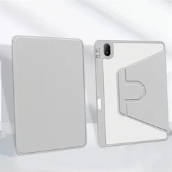 Custodia per tablet rotante a 360° versatile con portapenne e supporto in acrilico