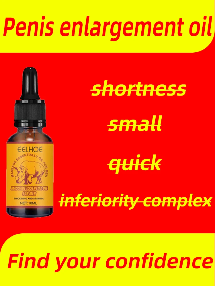 Penis Enlargement Oil Permanently Growth Thickening Male Enlargerment Nonirritating Big Cock Extender thickening enlarge private parts care body care massage oil male penies enlargement oil permanent penies growth extender