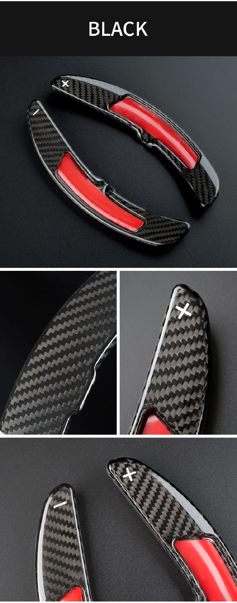 T-carbon Paddle Shift For Porsche 911 991 Boxster Cayman 718 Cayenne Macan Panamera 911 981 Carbon Fiber Paddle Shifter