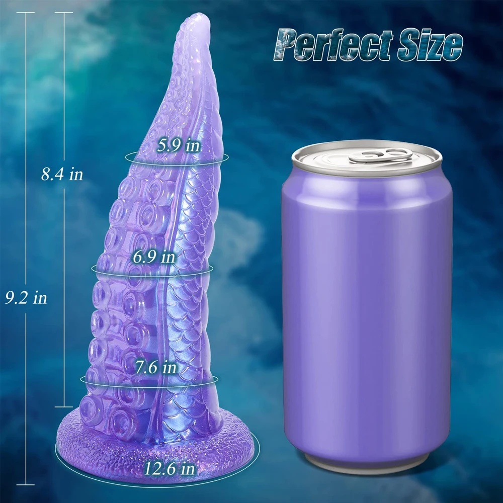 Riesiger Monster-Analdildo für Lesben mit Saugnapf, Oktopus-Tentakel, künstliche Tierdildos, Sexspielzeug für Frauen und Erwachsene_voghion.com