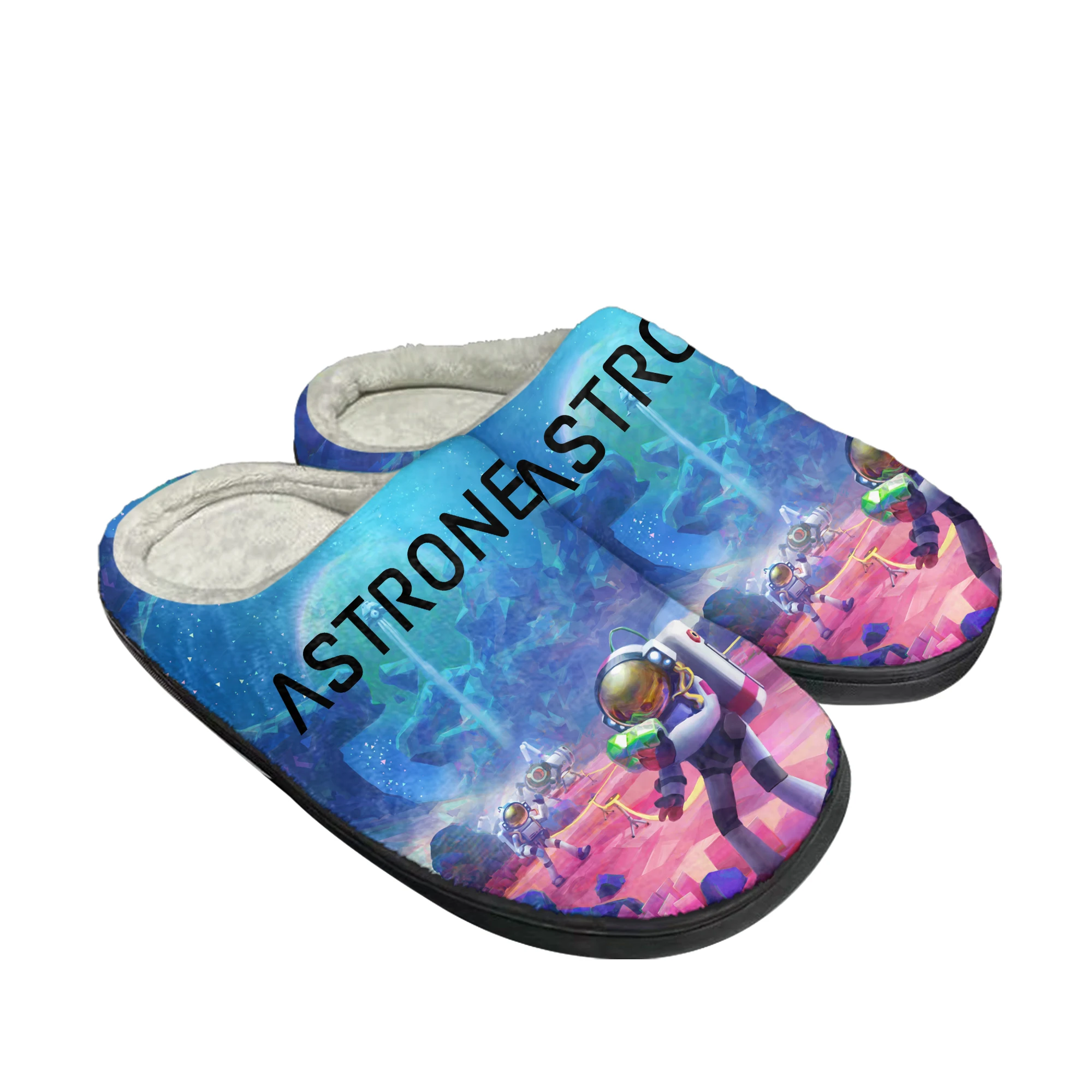 

Домашние хлопковые тапочки Astroneer, популярная мультяшная игра для мужчин и женщин, Подростковая плюшевая спальня, Повседневная Теплая обувь, шлепанцы по индивидуальному заказу