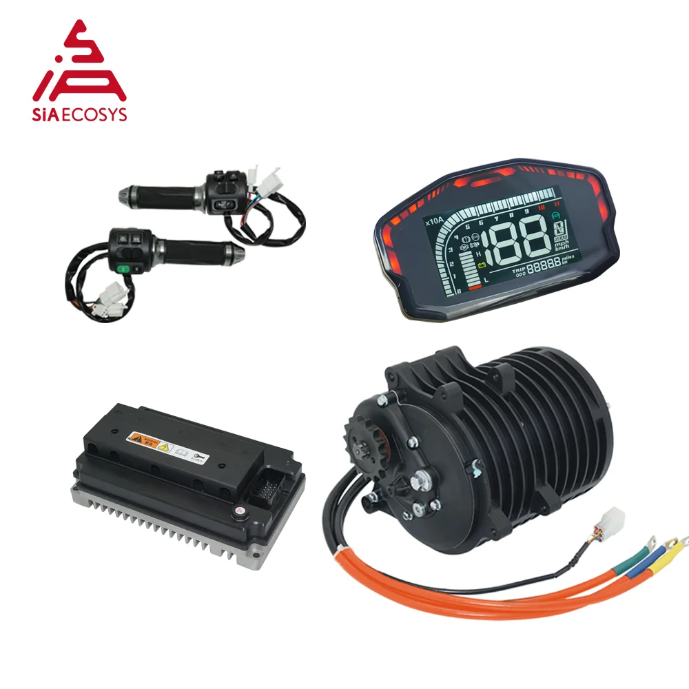 QS Motor 138 3000W V3 70H 5500W Max Continuous 72V 100KPH Mid Drive