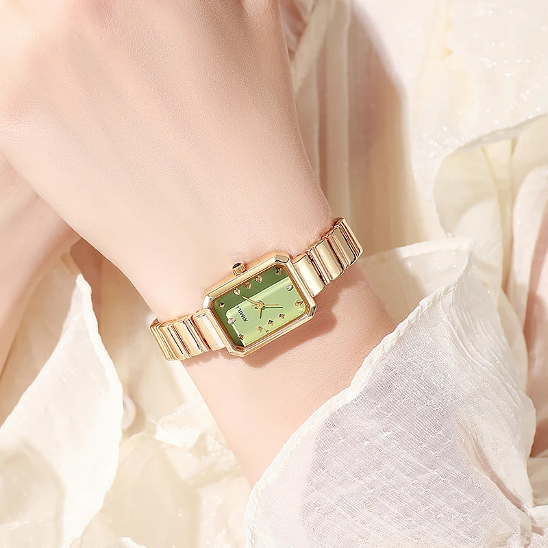 1PC Women's Luxury Temperament Watch Fashion Simple Dial Elegant Quartz Watch Best Gift for Girls (Box Not Included)