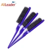 1 Pcs High Quality Nylon Hair Brush For Women Slick Ponytail Slim Line Teasing Combing Brush Hair Accessories For Ladies Girls 1