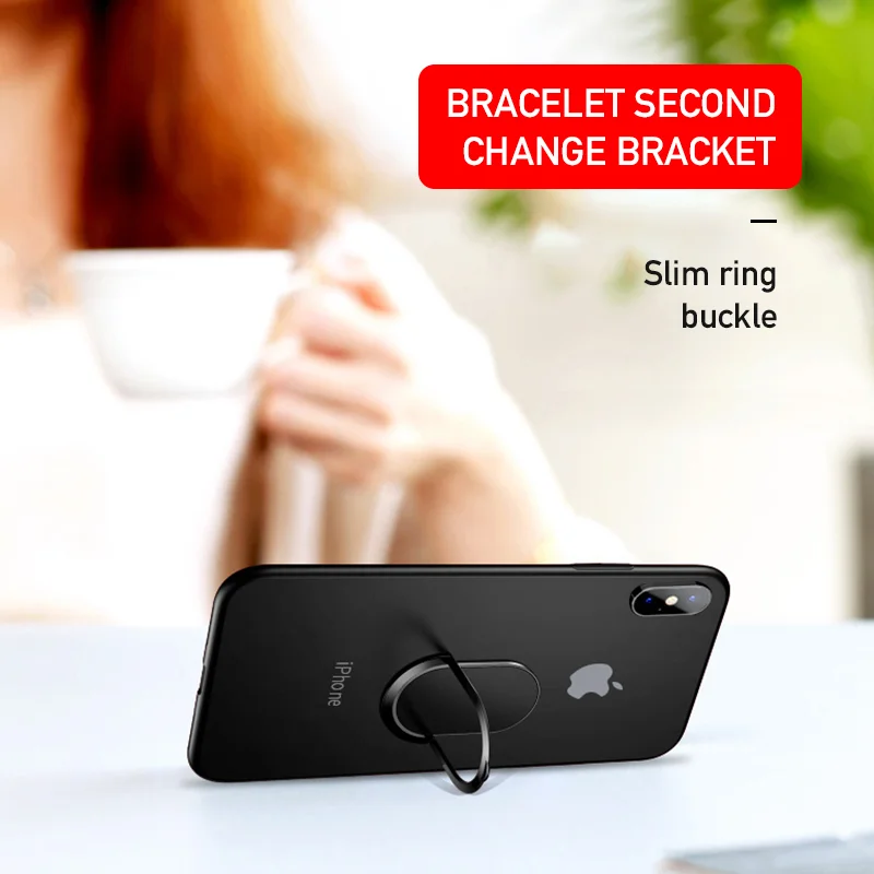 Universal Magnetic Finger Ring Stand and Phone Holder