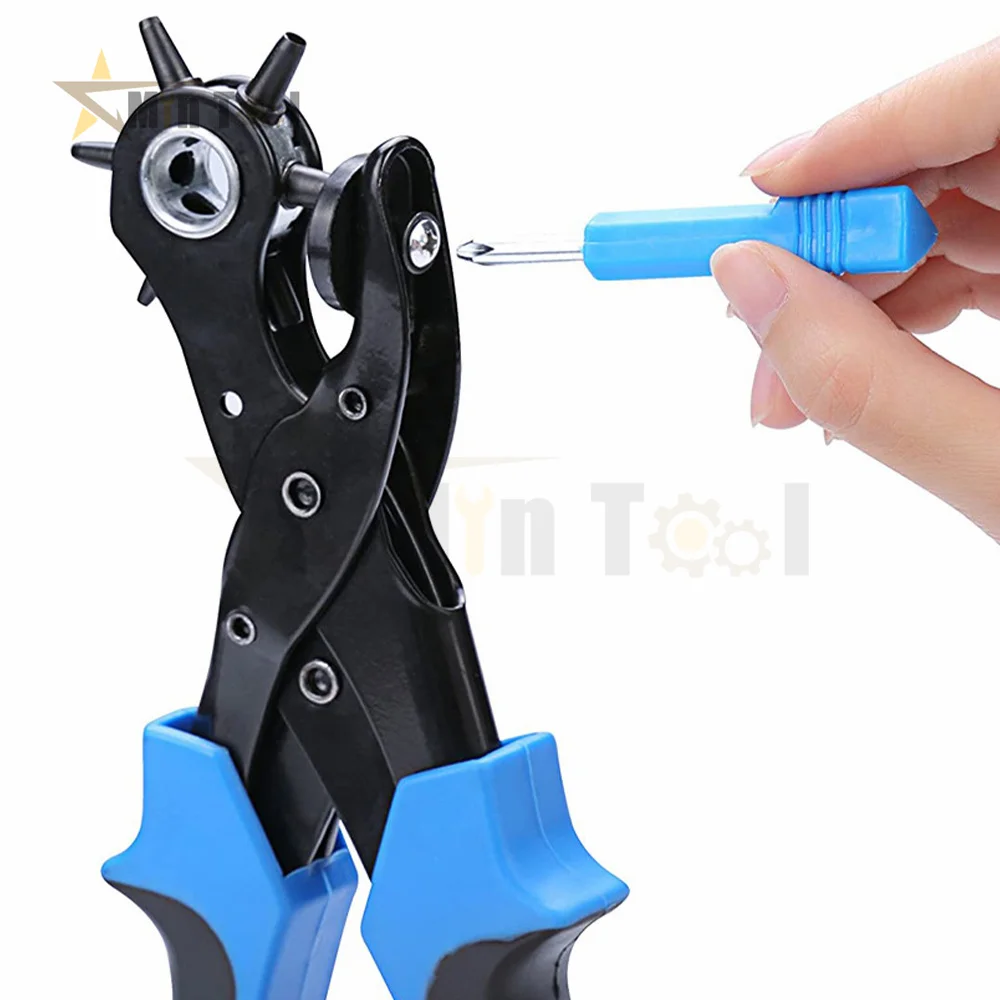 Leathercraft Punching for Leather Hole Punch for Belts Stitching Plier  Perforator Eyelet Piercer Leather Craft Tools