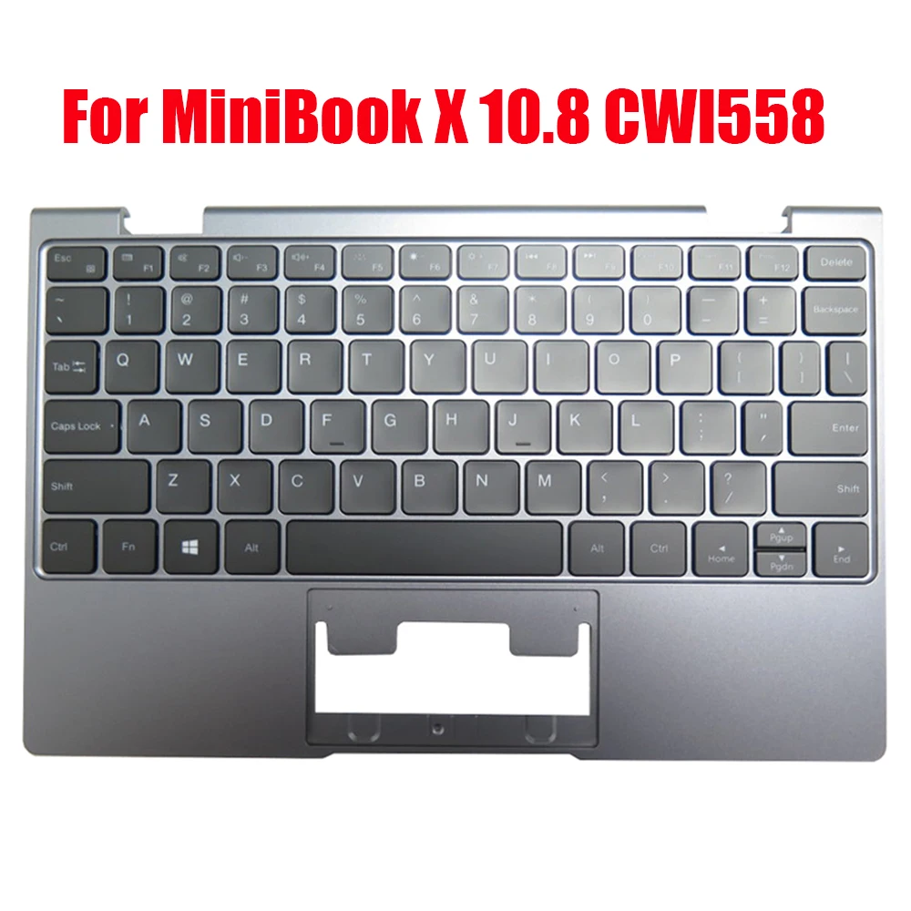 

Laptop Palmrest For Chuwi For MiniBook X 10.8 CWI558 With Backlit English US Keyboard Gray Upper Case New