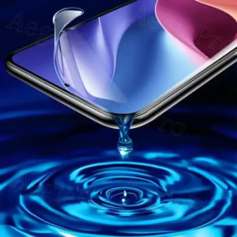 Water-Resistant Hydrogel High Sensitivity Screen Protector - 3 Pack