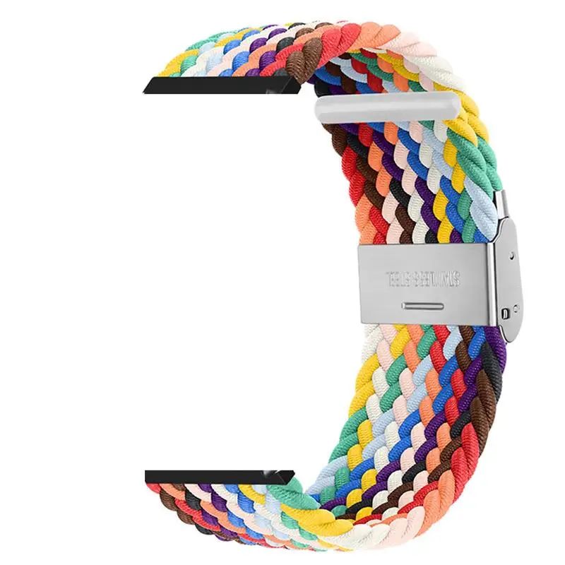 

HAODEE 22 мм плетеный нейлоновый ремешок для часов с эластичной пряжкой для Garmin Quickfit