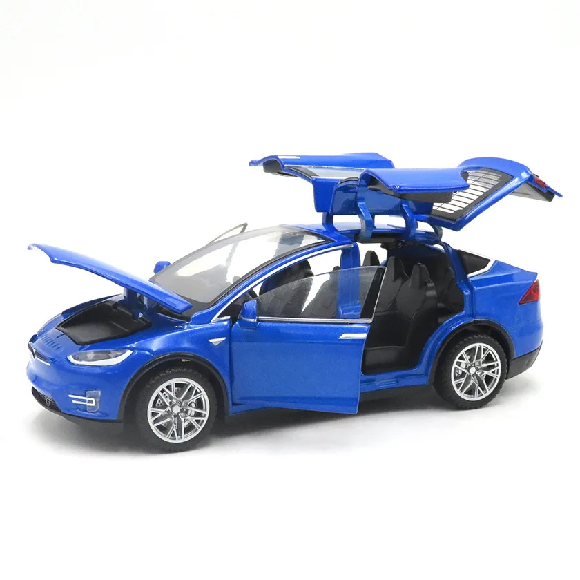

1:32 TESLA MODEL X новая модель игрушечного автомобиля со звуком и фото