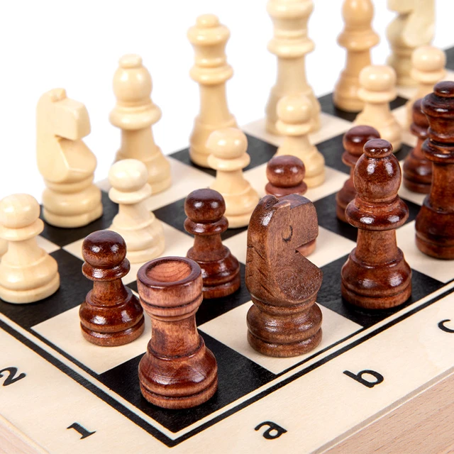 Jogos de tabuleiro de xadrez de casal de imitação portátil mesa de madeira  peças de viagem conjunto de tabuleiro de xadrez profissional schach jogos  para a família - AliExpress