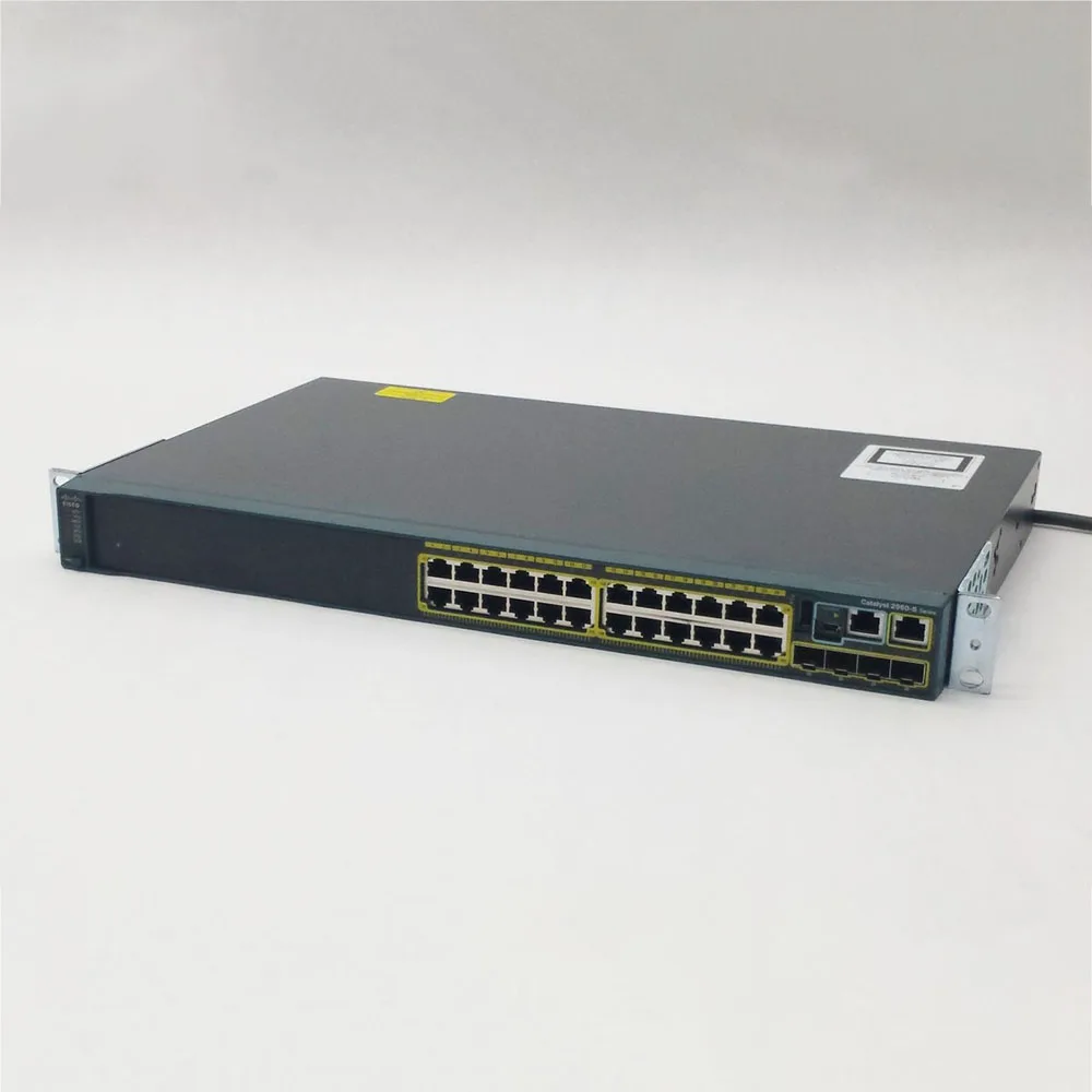 1 Pcs WS-C2960S-24TS-S For CISCO 24-Port Gigabit 4SFP Optical Port Management Network Switch
