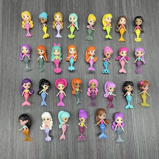 Kawaii Mini Mermaid Doll Figures, Brinquedos para Crianças, Baby