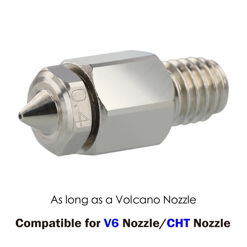 Adaptador v6 Plus Suave para Aumentar o Fluxo de Impressão 3d de Alta Velocidade Rapid Hot End Bicos Cht Adaptar-se a v6 - Imagem 2