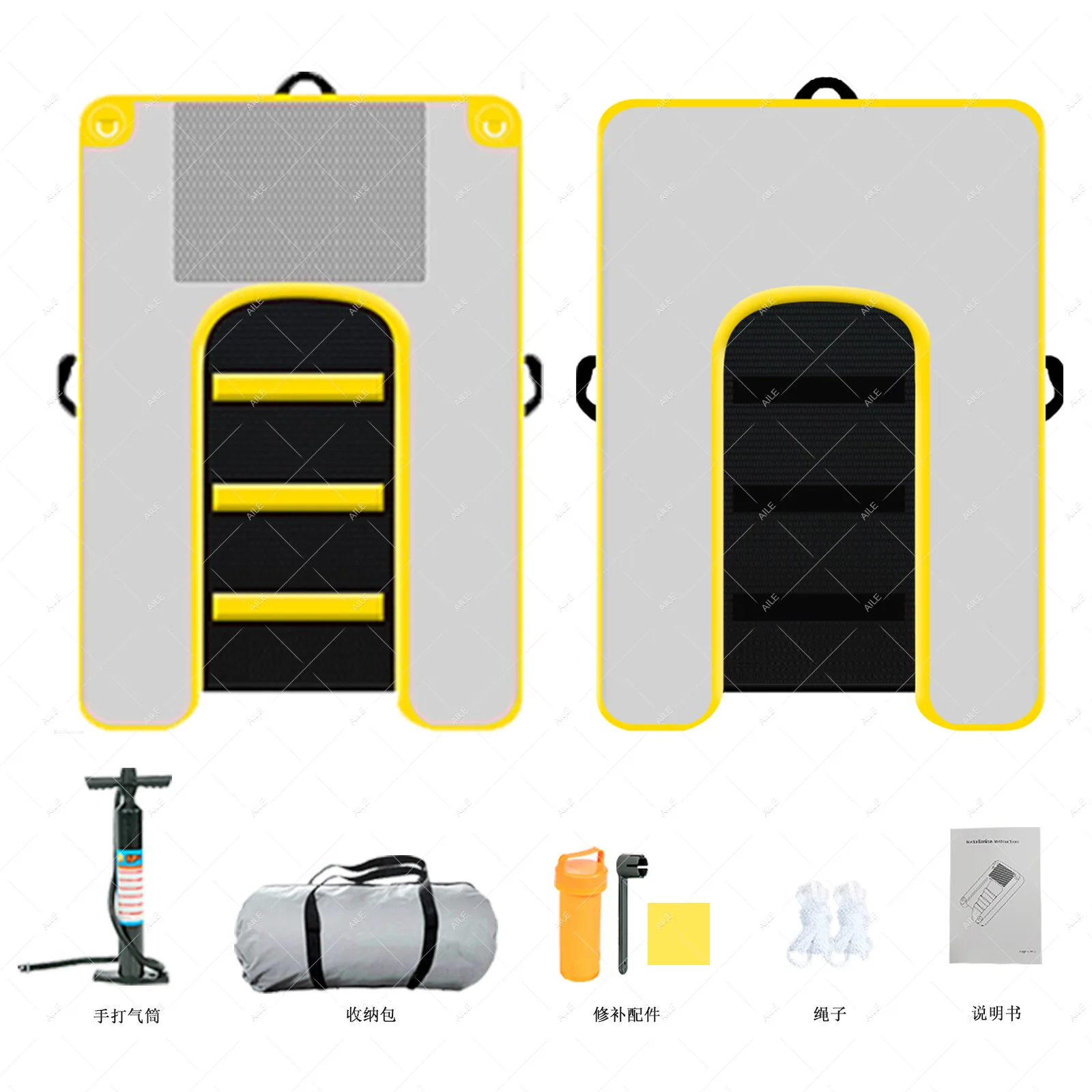 Rampa inflable para perros, escalera de descanso y escalada para piscina, transportines premium para mascotas.