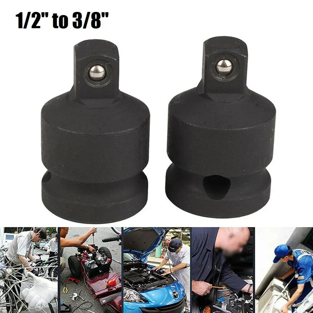 2 Stück Steckschlüssel-Adapter - 3/8" Auf 1/2" Reduzierungszubehör Aus Chrom-Vanadium-Stahl