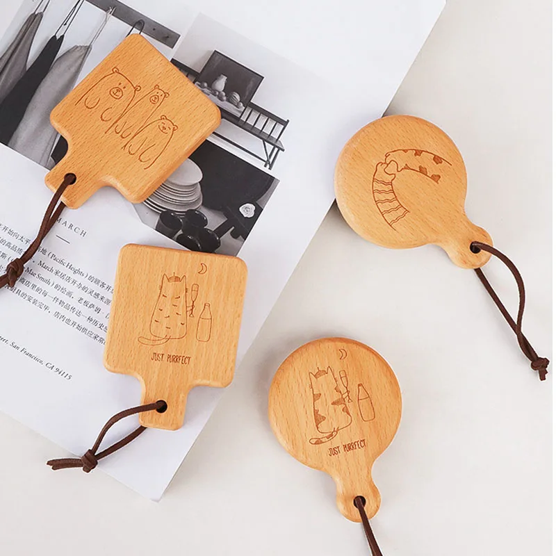 

Magnetic Beer Opener Natural Beech Wooden Bottle Opener Fridge Magnet Opening Tools Kitchen Bar Accessories Refrigerator Decor