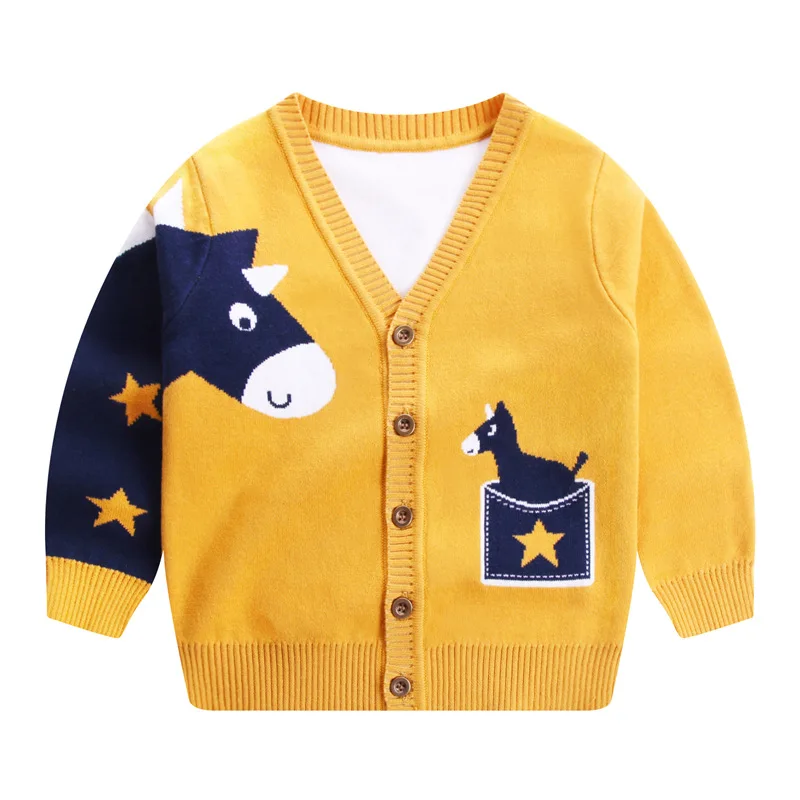 Spring Baby Boys Sweater Cardigan Coat Autumn Winter Children