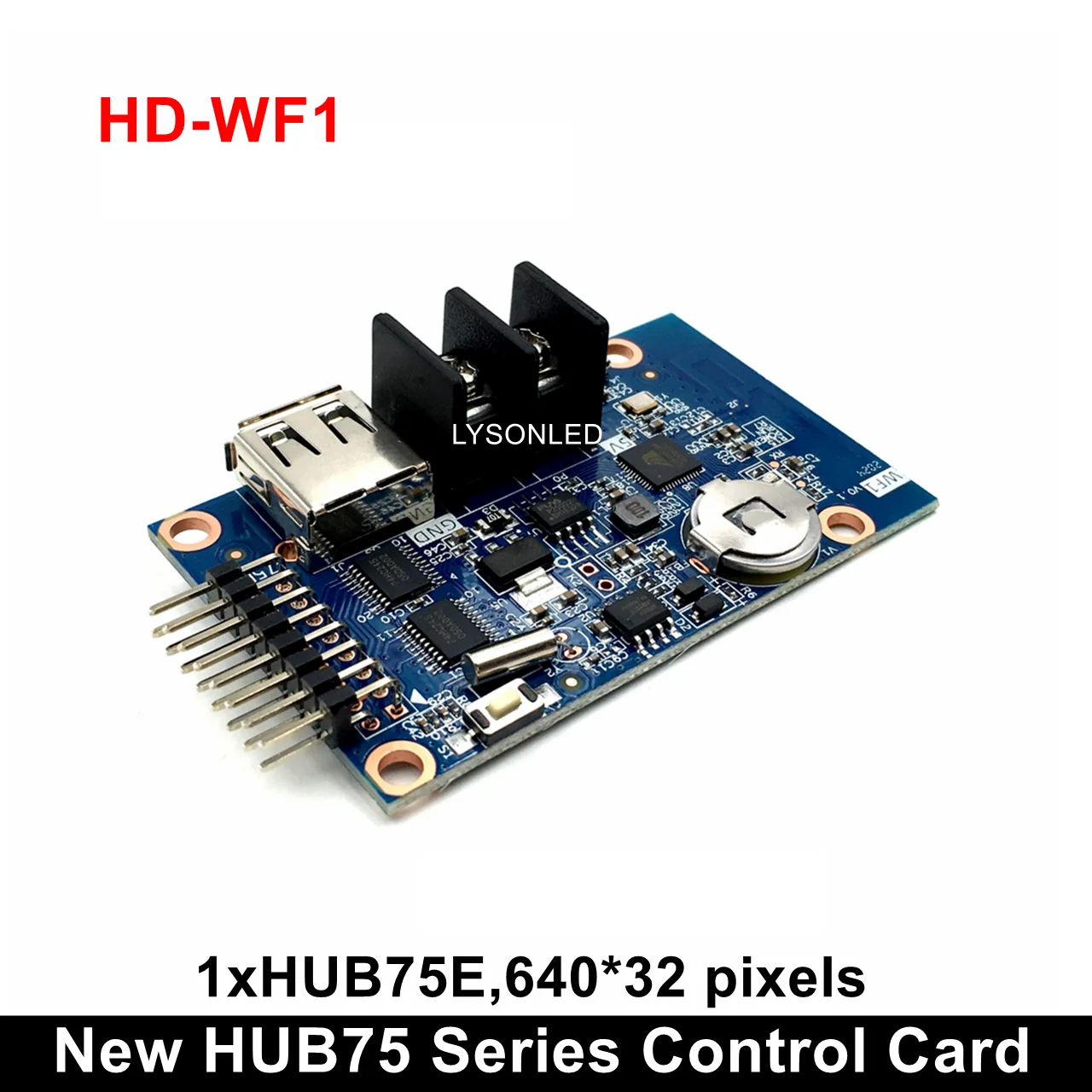 HD-WF1 HD-WF2 HD-WF4 Asynchronous HUB75 Port RGB Seven Color LED Display WIFI Control Card